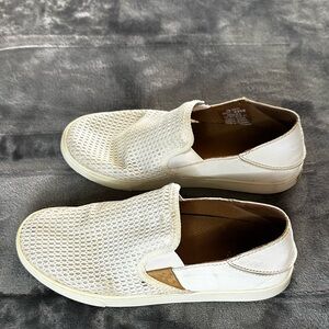 OluKai White Women's Slip-On Shoes